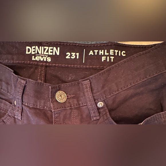 Men’s Denizen from Levi’s 231 Athletic fit, Black Jeans, 30/32 - Picture 6 of 8